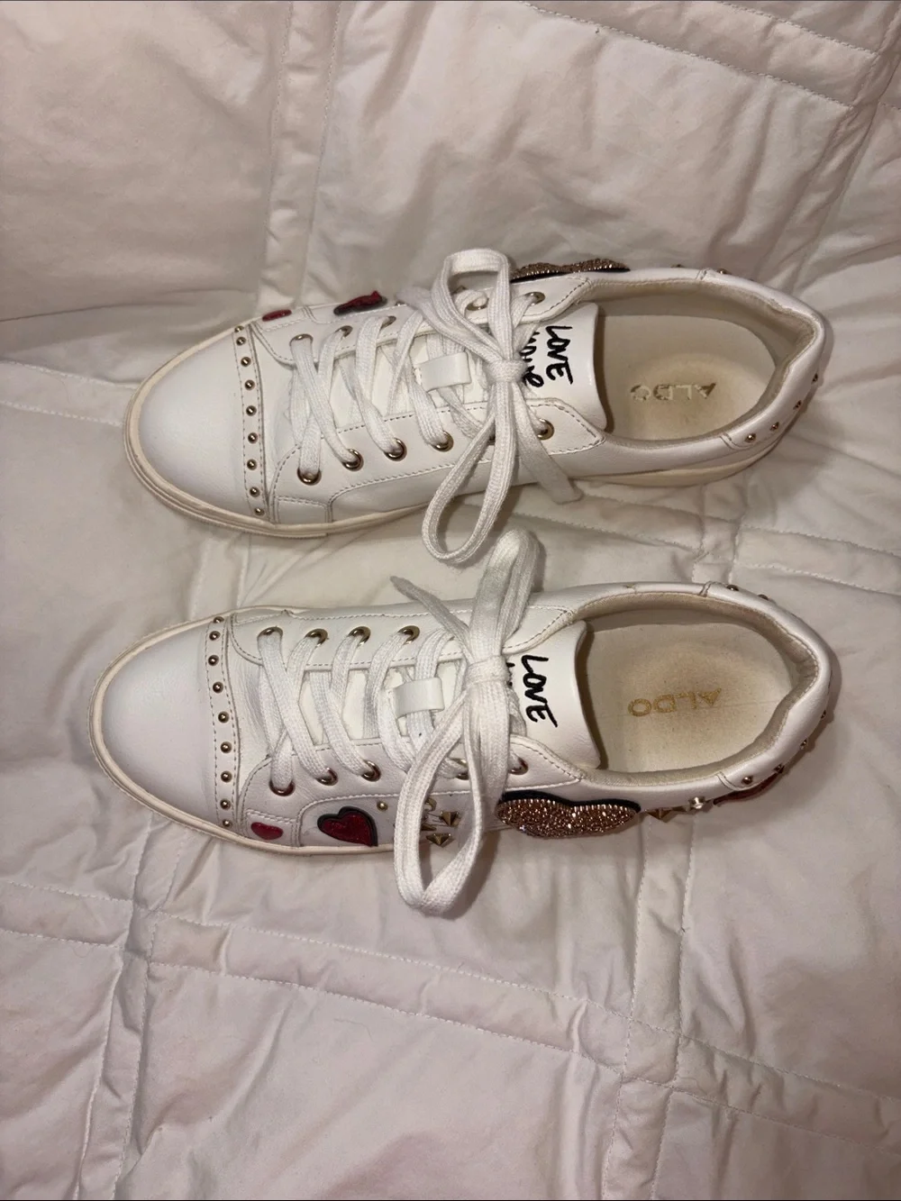 HTF Gorgeous Aldo Elixir embellished Sneakers